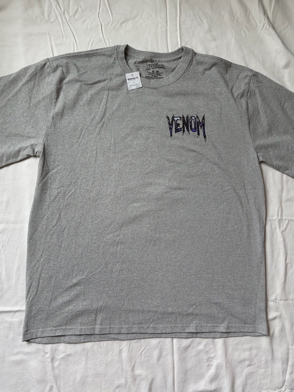 Marvel Venom Short Sleeve Tee in Grey XL
